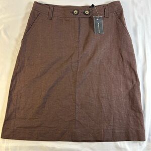 BCBGMaxAzria Women’s A-line Skirt, Oak Brown, Size 2 , NWT